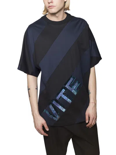 Juunj T-shirt With Round Neck And Short Sleeves In Blue