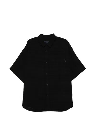 Juunj Textured Shirt In Black