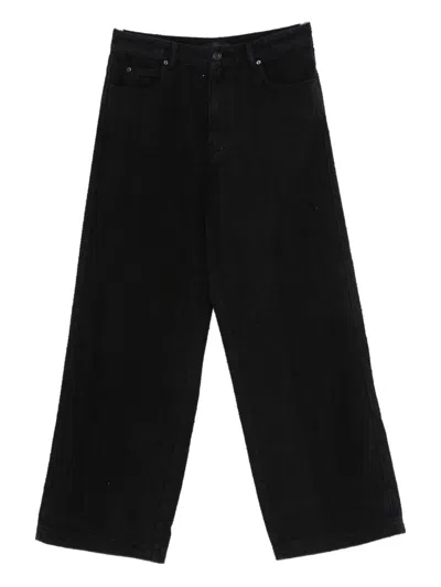 Juunj Textured Trousers In Black