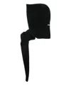 Juunj Tie-detail Hat In Black