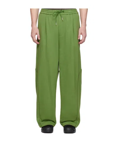 Juunj Velcro-fastened Track Pants In Green