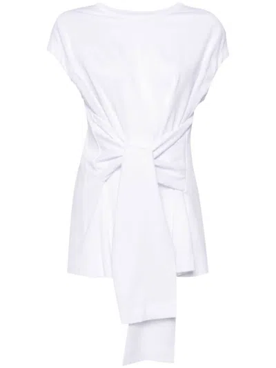 Juunj Waist Tie Sleeveless In 白色