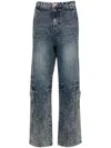 Juunj Washed Straight-leg Jeans In Blue