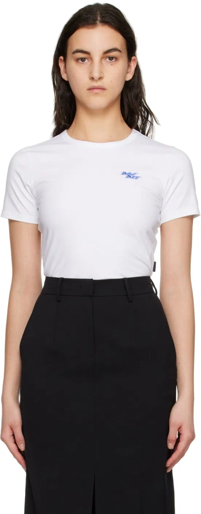 Juunj White 'mvmt' T-shirt