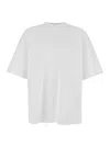 Juunj White T-shirt With Tone-on-tone Logo Embroidered On The Front In White