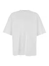 Juunj White T-shirt With Tone-on-tone Logo Embroidered On The Front In White