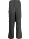 Juunj Wide-leg Cargo Trousers In Grey