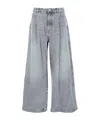 Juunj Pleated Five-pocket Jeans In Blue