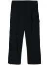 Juunj Wool Cargo Trousers In Blue