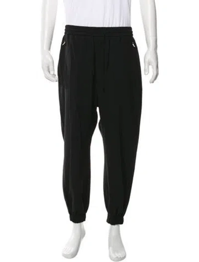 Pre-owned Juunj Wool Joggers In Black