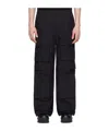 Juunj Workwear Pocket Casual Pants In Black