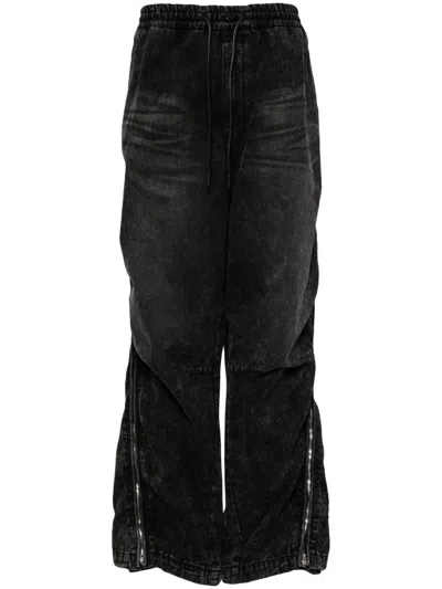 Juunj Black Pocket Jeans In 5 Black