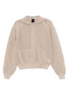 Juunj Zip-up Hoodie In Neutral