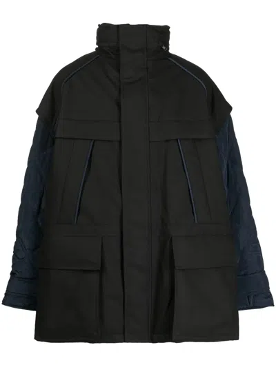 Juunj Zip-up Padded Jacket In Schwarz