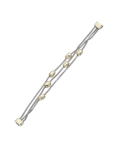 Juvell 18k Plated Bangle Bracelet In Metallic