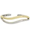 Juvell 18k Plated Bangle Bracelet In Multi