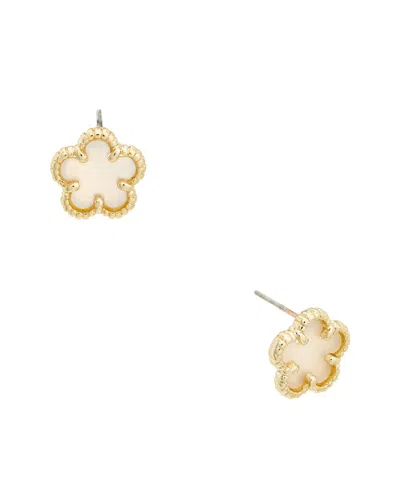Juvell Mother-of-pearl Stud Earrings In Gold