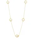 Juvell 18k Plated Clover Necklace