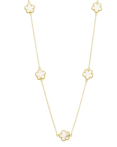 Juvell 18k Plated Clover Necklace