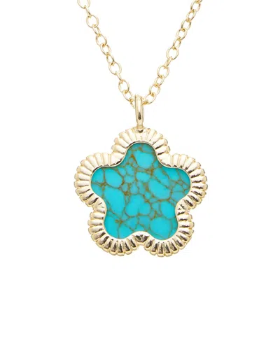 Juvell 18k Plated Clover Necklace