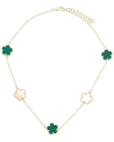 Juvell 18k Plated Clover Necklace