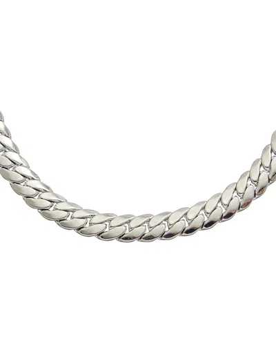 Juvell 18k Plated Cuban Link Necklace In Metallic