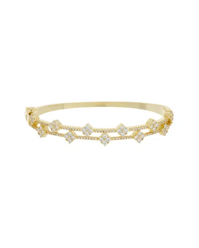 Juvell 18k Plated Cz Bangle Bracelet