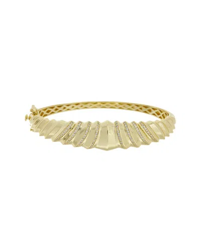 Juvell 18k Plated Cz Bangle Bracelet