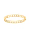 Juvell 18k Plated Cz Bangle Bracelet