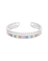 Juvell 18k Plated Cz Bangle Bracelet