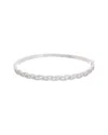 Juvell 18k Plated Cz Bangle Bracelet