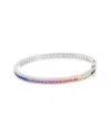 Juvell 18k Plated Cz Bangle Bracelet