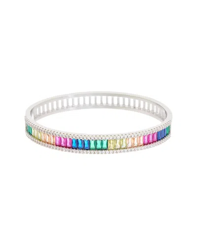 JUVELL JUVELL 18K PLATED CZ BANGLE BRACELET
