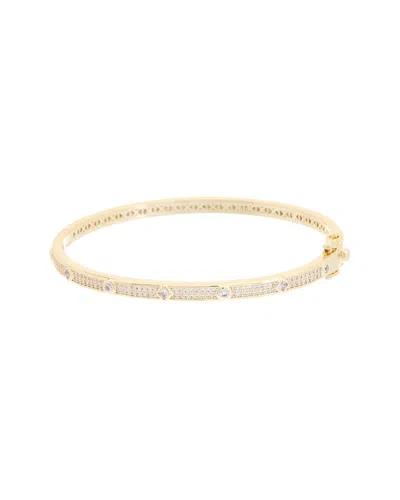 Juvell 18k Plated Cz Bangle Bracelet