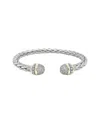 Juvell 18k Plated Cz Bangle Bracelet
