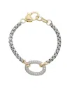 Juvell 18k Plated Cz Bangle Bracelet