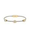 Juvell 18k Plated Cz Bangle Bracelet