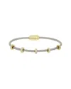 Juvell 18k Plated Cz Bangle Bracelet