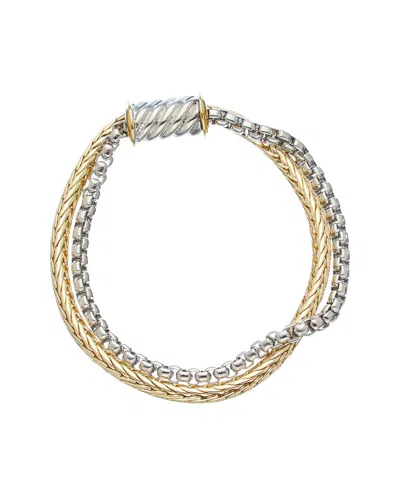 Juvell 18k Plated Cz Bangle Bracelet In Gold