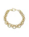 Juvell 18k Plated Cz Bangle Bracelet
