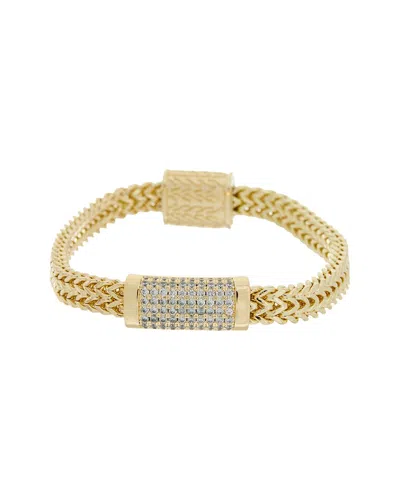 Juvell 18k Plated Cz Bracelet In Orange