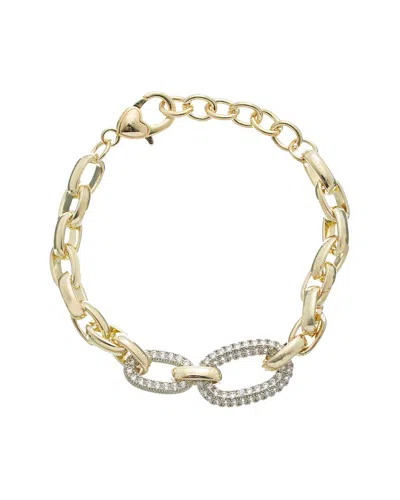 Juvell 18k Plated Cz Bracelet In Gold