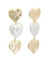 Juvell 18k Plated Cz Drop Earrings