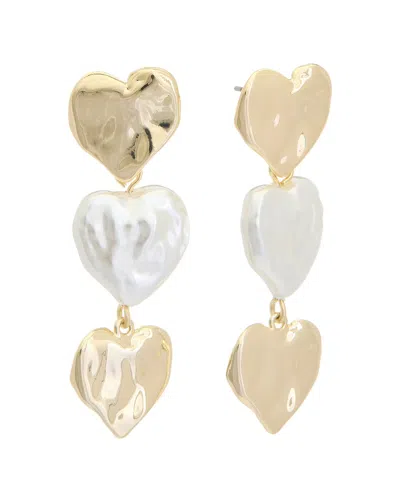 Juvell 18k Plated Cz Drop Earrings