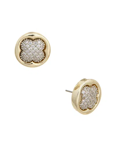 Juvell 18k Plated Cz Earrings In Gold