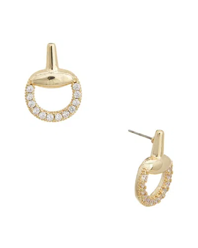 Juvell Cubic Zirconia Doorknocker Stud Earrings In Gold