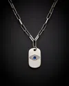 Juvell 18k Plated Cz Evil Eye Necklace