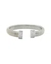 Juvell 18k Plated Cz Goose Bangle Bracelet