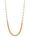 Juvell 18k Plated Cz Link Necklace