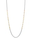 Juvell 18k Plated Cz Link Necklace